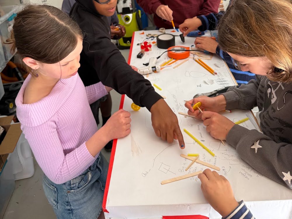 Kids racing hand-built electric cars